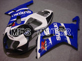 Suzuki GSXR750 2000-2003 Injection ABS Fairing - Factory Style - White Blue - MFS7062